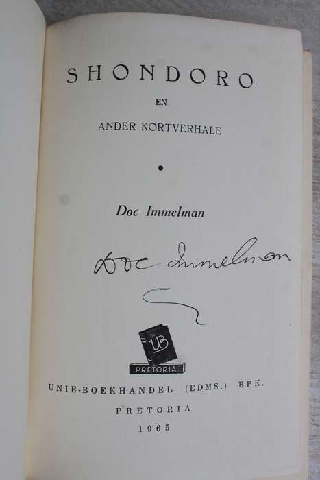 GETEKEN: Shondoro - Doc Immelman