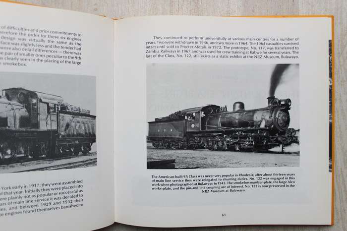 The steam locomotives of Rhodesia Railways 1892-1979 by E.D. Hamer
