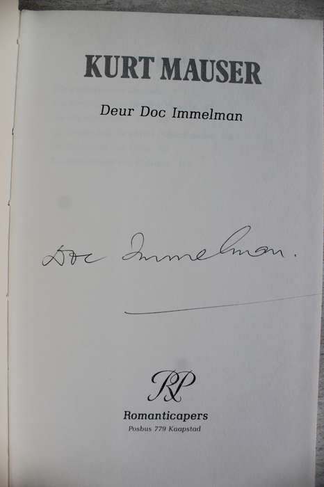 GETEKEN: Kurt Mauser - Doc Immelman