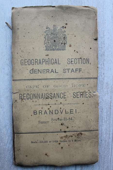 Cape of Good Hope Reconnaissance Series, Folding Map Brandvlei 1911
