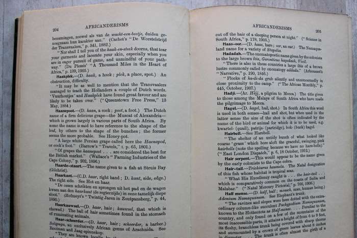 Africanderisms ~ A Glossary of South African Colloquial Words ... Charles Pettman 1913
