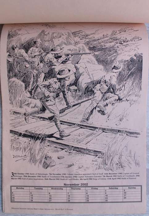 2002 Anglo-Boer War Calendar / Newspaper Illustrations