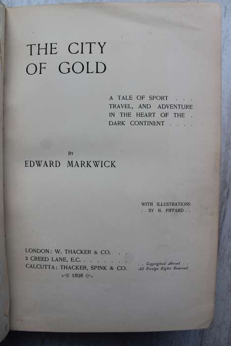 The City of Gold - Markwick