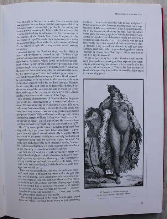 Robert Jacob Gordon 1743 - 1795 The Man & His Travels at the Cape / Patrick Cullinan