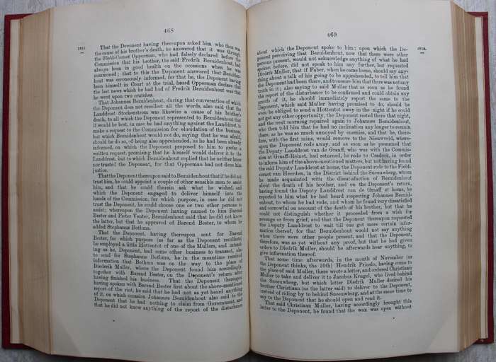 The Rebellion of 1815. Generally known as Slachters Nek. - Leibbrandt / Slagtersnek