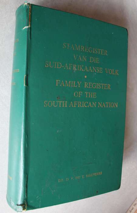 Stamregister van die Suid-Afrikaanse Volk / Family Register of the S - Malherbe, D. F. du T.