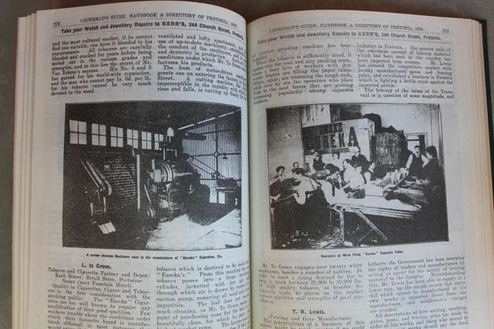Lochhead`'s Guide, Hand-Book and Directory of Pretoria 1913