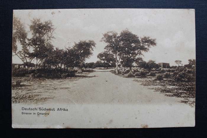 Post Card postcard DSWA Deutsch Sud-West-Africa - Omaruru Strasse