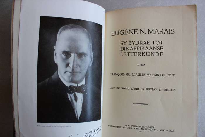 Eugene Marais se bydrae tot die Afrikaanse Letterkunde / Du Toit