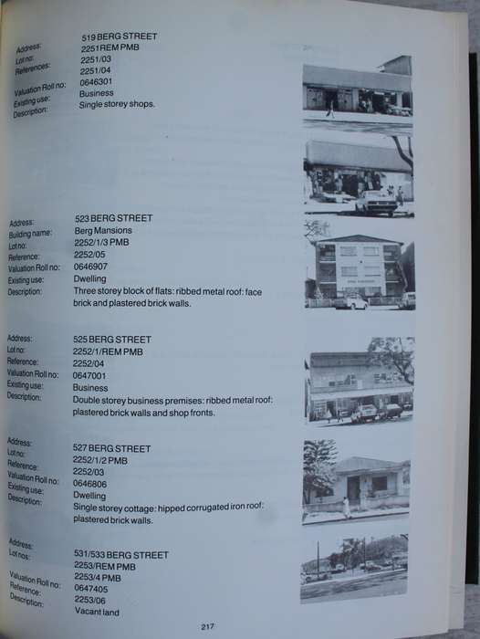 The Buildings of Pietermaritzburg Volume One