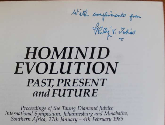 SIGNED: Homonid Evolution - Past, Present & Future / Phillip Tobias