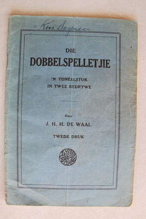 Die Dobbelspelletjie - De Waal