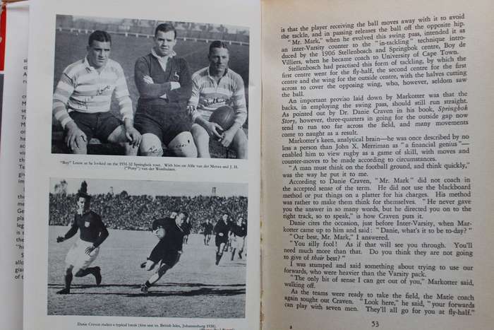 Giants Of South African Rugby with a Report On The Lions - A C Parker