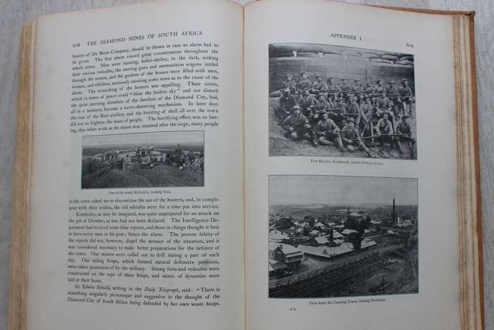 SIGNED: The Diamond Mines of South Africa - Gardner F. Williams