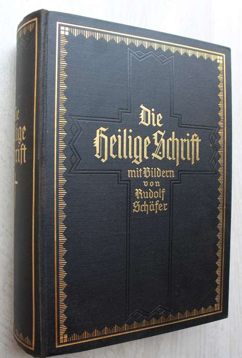 Die Heilige Schrift mit Bilder von Rudolf Schafer - Bible Bibel, Bijbel, Bybel