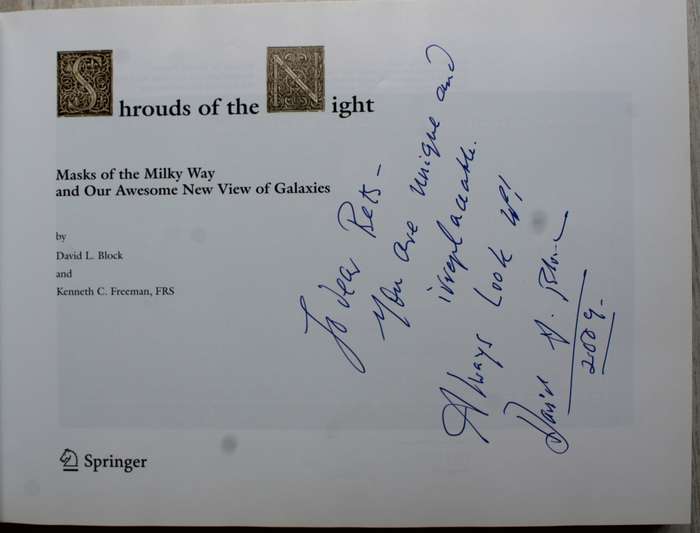 SIGNED: Shrouds of the Night - Masks of the Milky Way and Our Awesome New View of the Galaxies