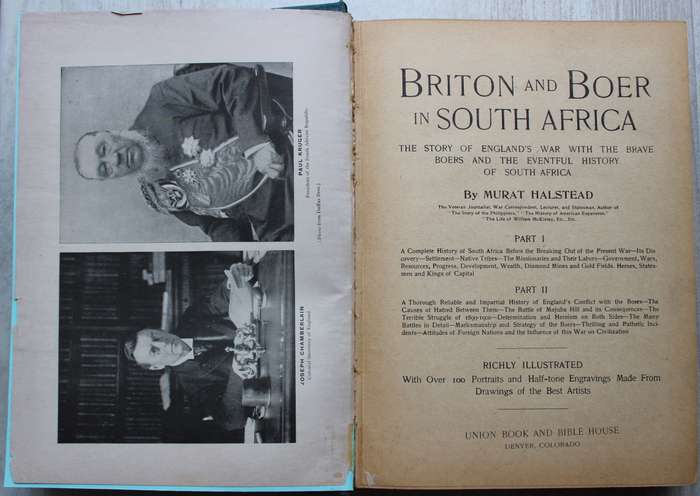 Briton and Boer in South Africa - Halstead       Anglo-Boer War