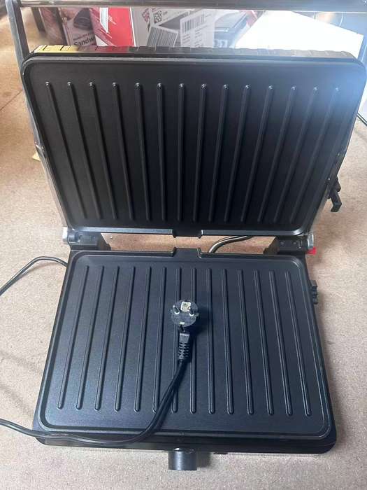 2200W Panini Press Grill&180 Flat Open Large Grill