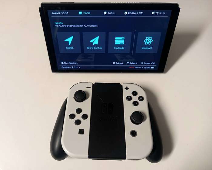 Nintendo switch oled modded