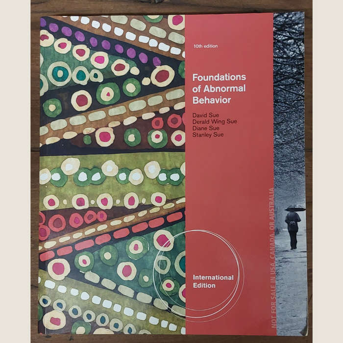 Foundations of Abnormal Behaviour International Edition