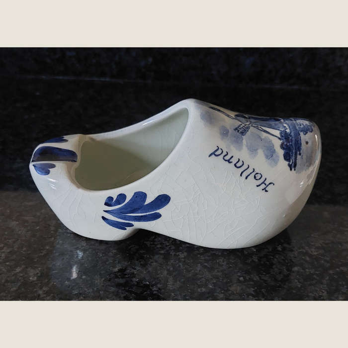 Blue Delft Clog Ashtrays