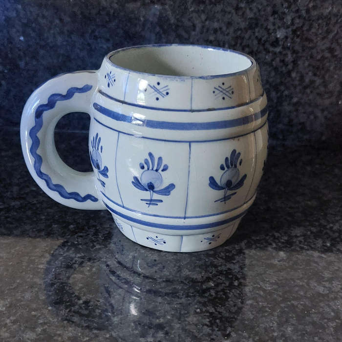Vintage Blue Delft Jug