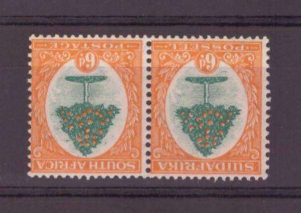 Union of South Africa, 1926, 6d, UMM, INV Wmk, SACC 31Lb, CV R2500