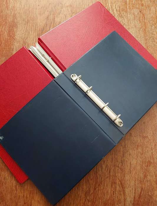 Albums empty x 2, good condition, see pics