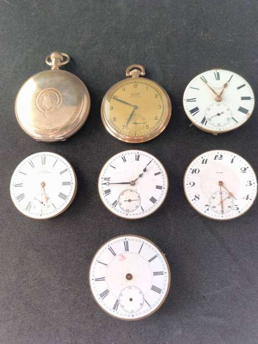 Various Fob watches and Movements (some Fusee)