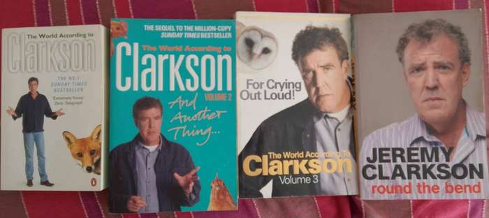 4 x Jeremy Clarkson Books