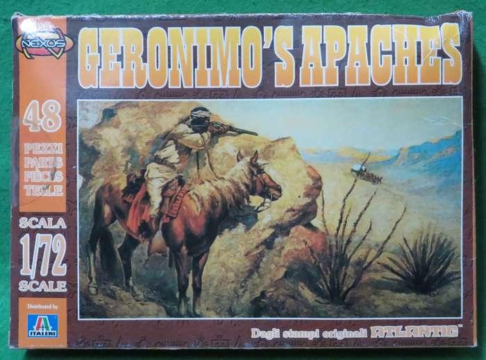 **Nexos/Italeri**Model kit**Geronimo's Apache's (48 Parts))**Vintage**Scale 1/72**