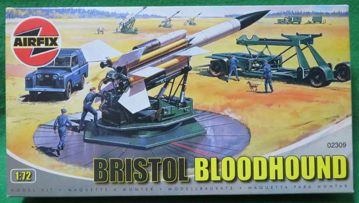 **Airfix**Model kit**Bristol Bloodhound (Jeep/Trailer/Figures incl.)**Scale HO/OO