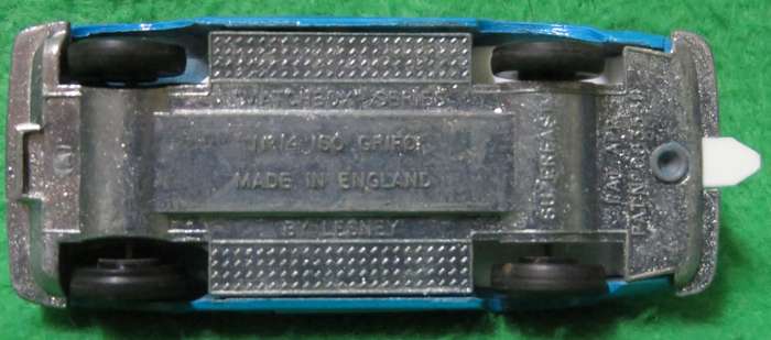 Matchbox Lesney**No. 14**Iso Grifo**Made in England**Doors open**