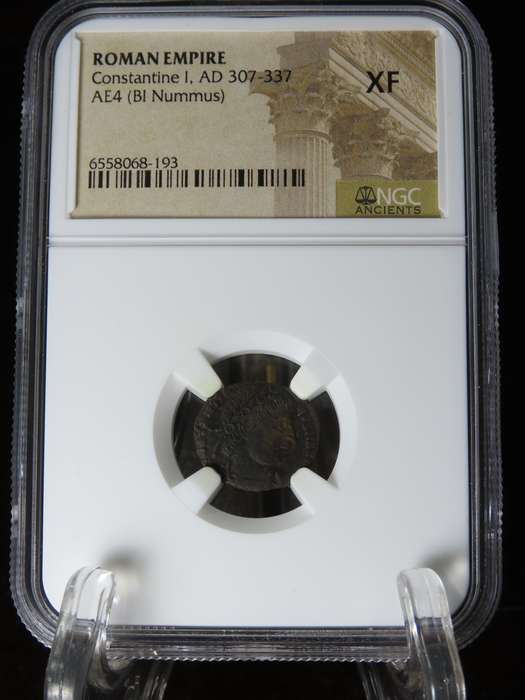Constantine I The Great, 307 - 337 AD, NGC XF, Ancient Rome, Roman Coin