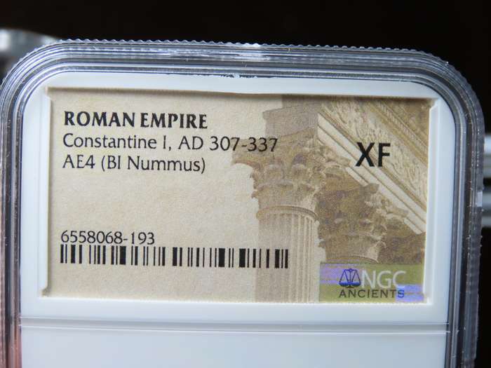 Constantine I The Great, 307 - 337 AD, NGC XF, Ancient Rome, Roman Coin