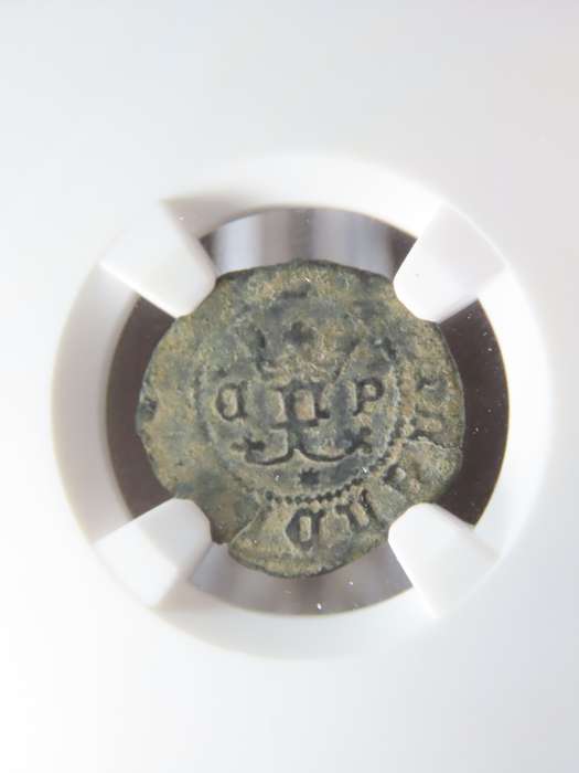 Spanish Shipwreck Blanca, 1474 to 1504, Ferdinand V Isabel I, NGC VF - Cuenca