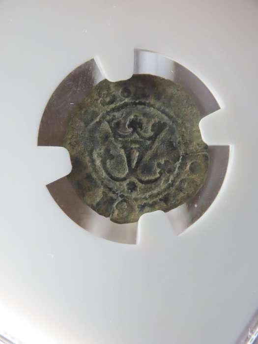 Spanish Shipwreck Blanca, 1474 to 1504, Ferdinand V Isabel I, NGC VF - Cuenca
