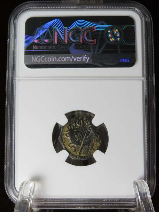 Coins of the Bible - Nabataea, 70 to 106 AD, Rabbel II & Gamilat, NGC F