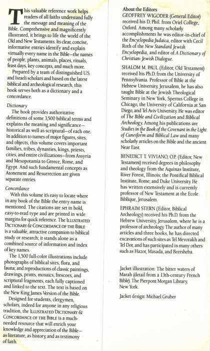 Illustrated Dictionary & Concordance of the Bible