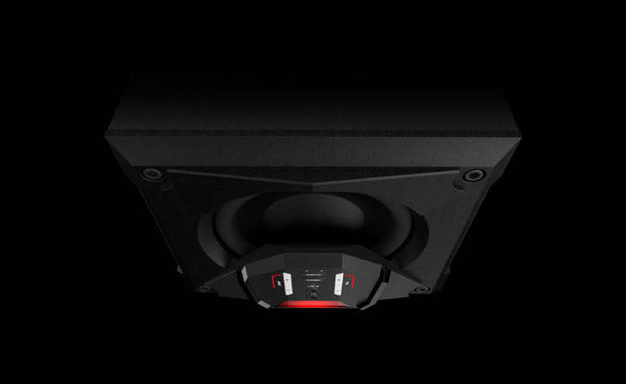 Genius GX SW-G5.1 3500 PC Gaming Speaker Set (5.1 Channels)(80W)(Black and Red)