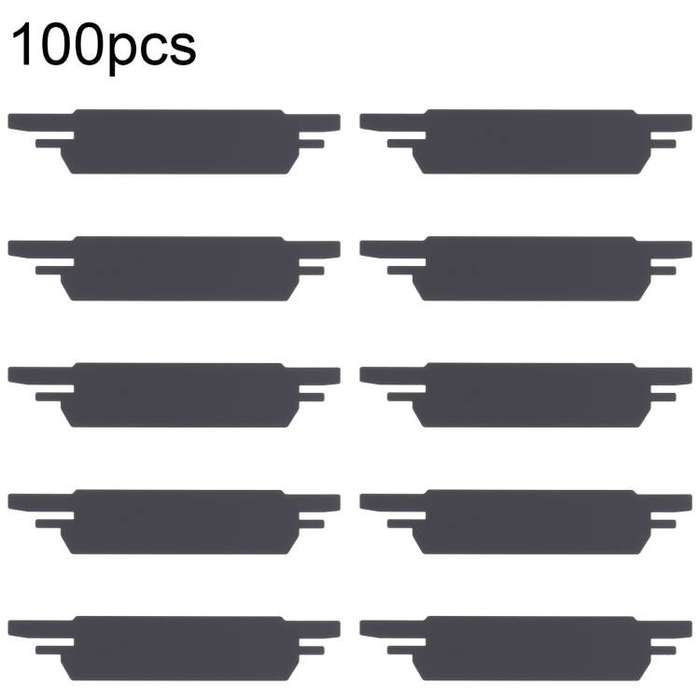 100set Battery Black Adhesive Strip Sticker