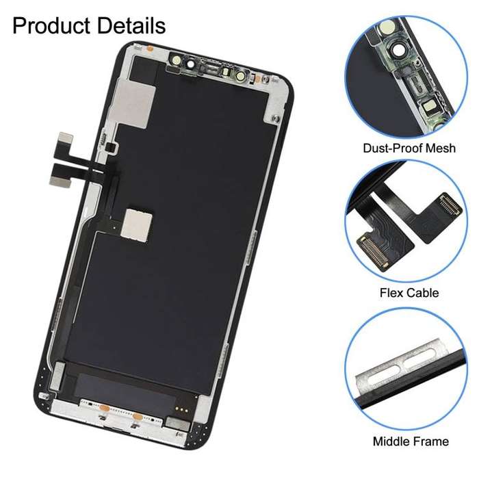 GX OLED Screen with Frame for iPhone 11 Pro Max