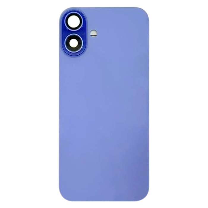 iPhone 16 Battery Back Cover with Camera Lens Cover(Cyan)