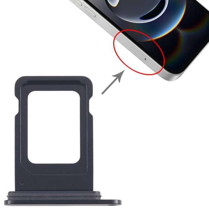 iPhone 16e SIM Card Tray (black)