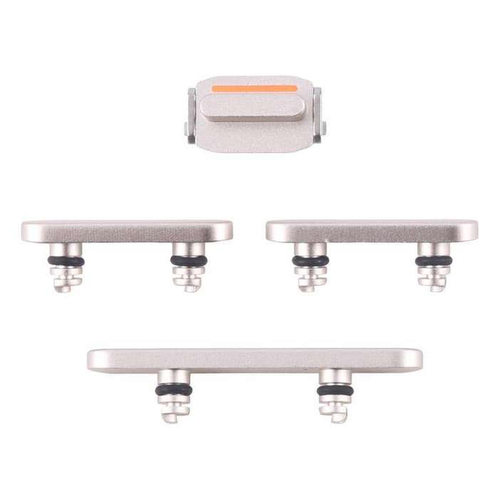 iPhone 16e Power Button and Volume Control Button (Silver)