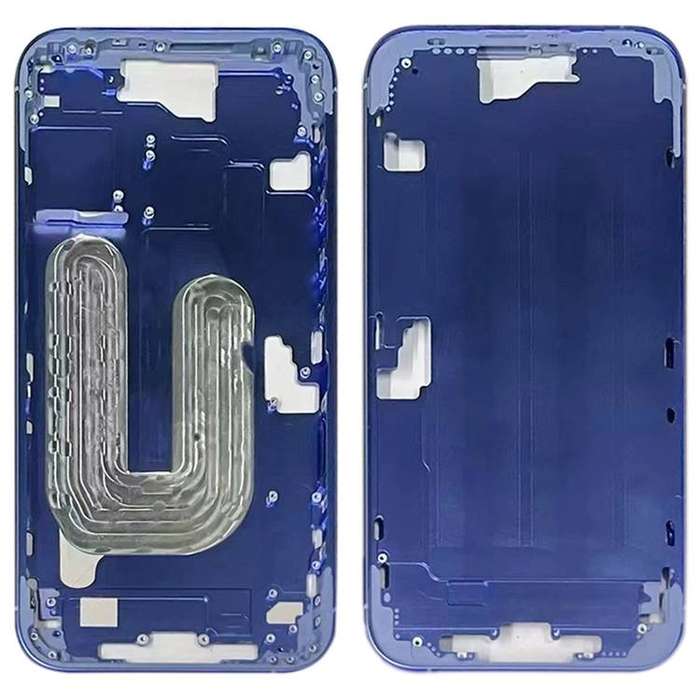 iPhone 16 Middle Frame Bezel Plate (Blue)