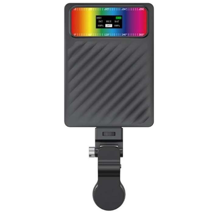 V16R Wth OLED Screen 24 Effects RGB Light Pocket Fill Light for Mobile Phone