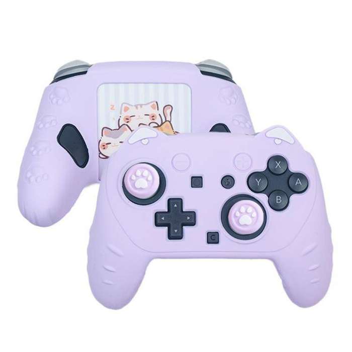 Nintendo Switch 2 Pro Game Controller Silicone Protective Cover(Purple)