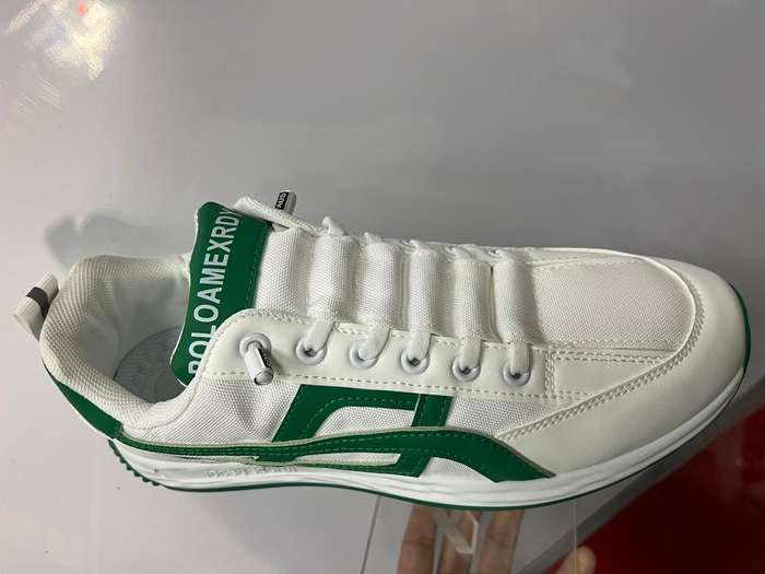 Mens Sneaker White Green