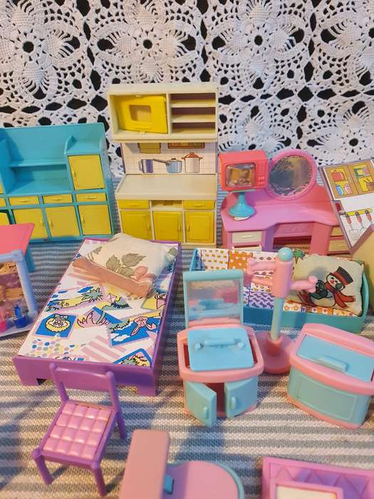 Vintage Barbie Doll House Toy Accessories